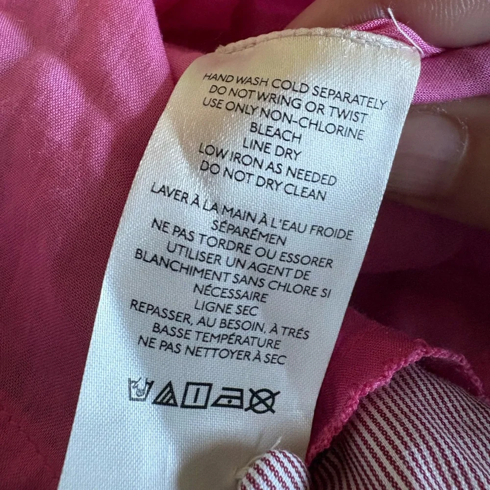 Anthropologie Embroidered & Appliqued Dress - Pink with Multicolor Floral Size 0 - Picture 11 of 12